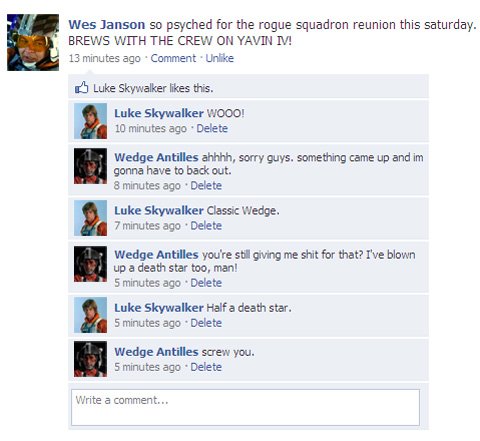 Funny Star Wars Facebook Status Oh My World Funny Star Wars Facebook Status Oh My World